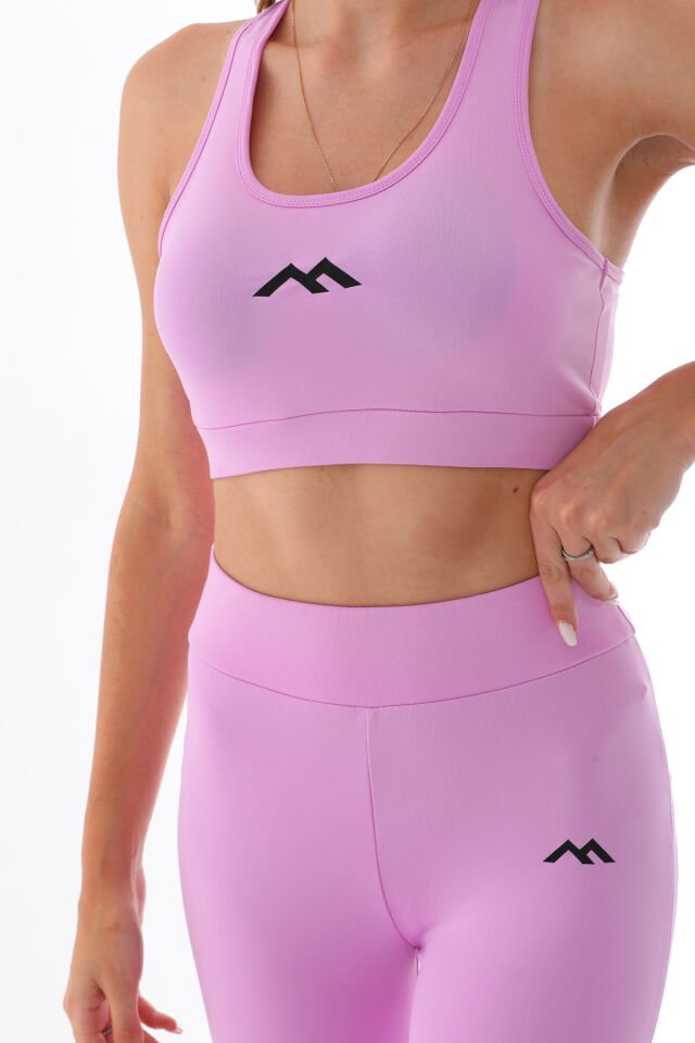 Kadın Bady Takım Pedli Sukuba Kumaş Rahat Esnek Spor / Pembe